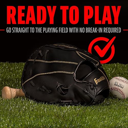 Miniatura 6 de Franklin Sports Field Master Baseball + Softball Glove - Field Master Adult + Youth Baseball + Softball Mitt - Men's + Women's Gloves - Right Hand