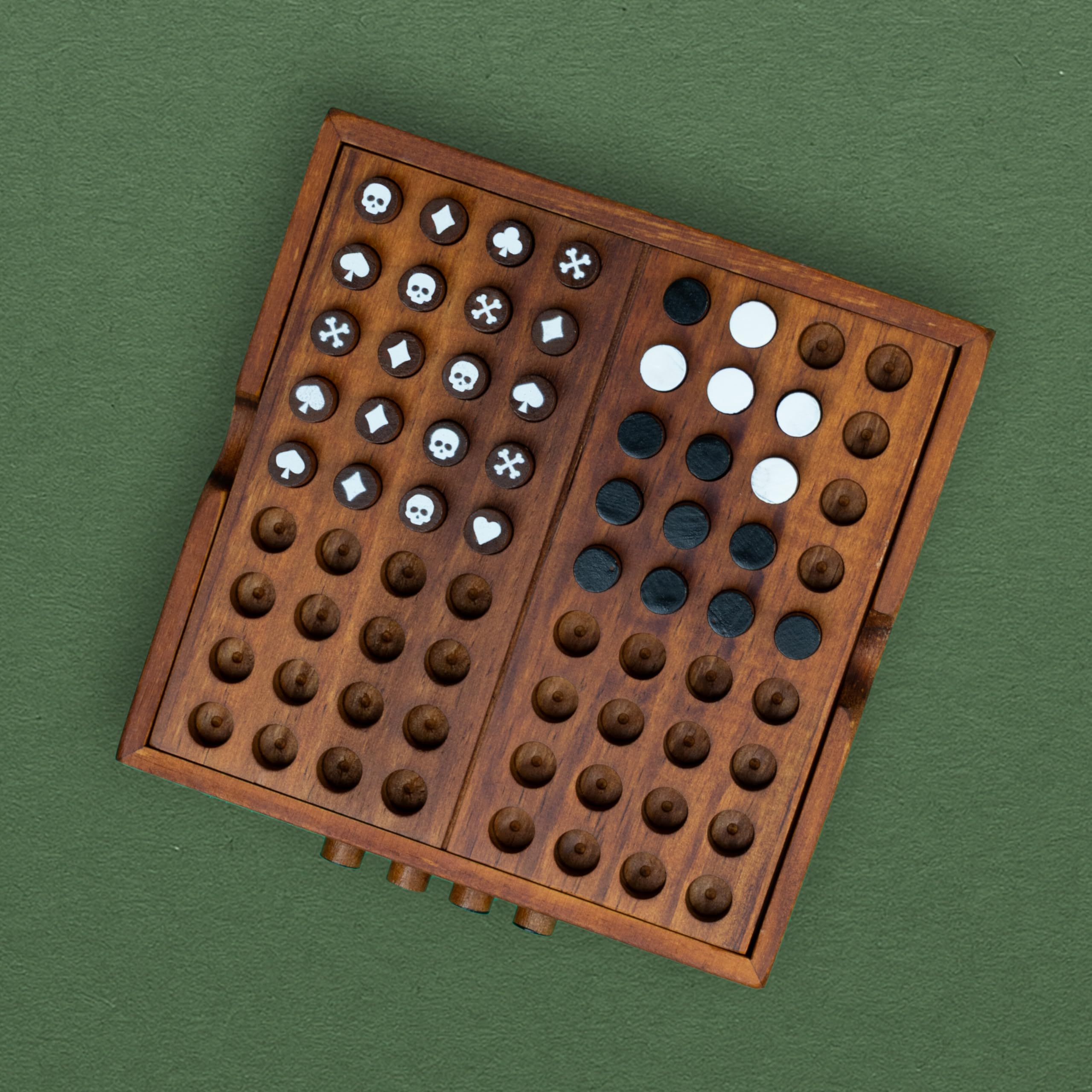 Iron & Glory Code Breaker | Drewniane puzzle gra planszowa | Pomysły na prezent dla taty i mężczyzn Prezenty urodzinowe | Akcesoria do dekoracji domu i dekoracja stolika kawowego | Gry strategiczne i