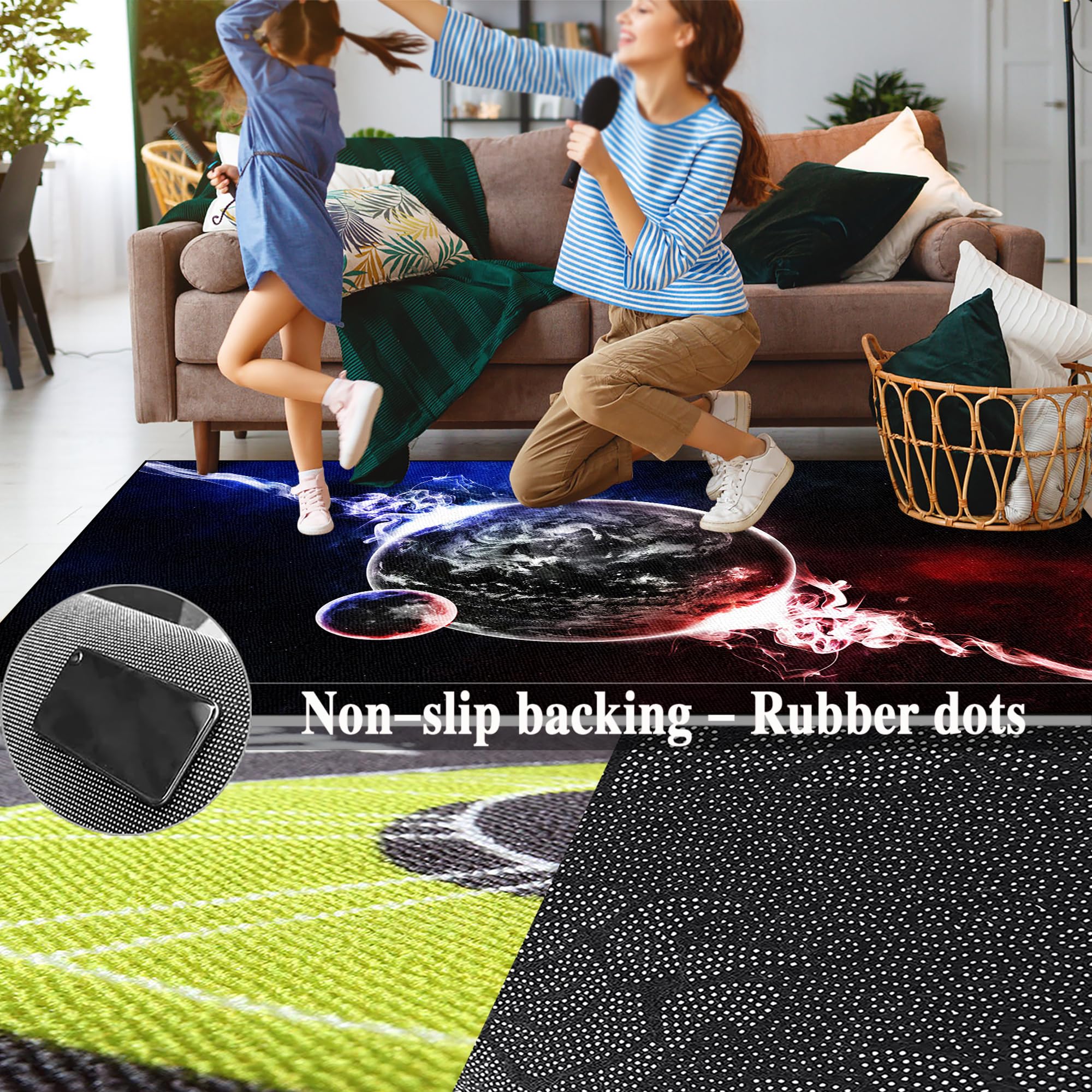 230 x 180 cm Tappeti per Batteria Tappeto Insonorizzato Tappeto Drum Professionale Tappetino Batteria Tappetino per Batteria Acustica Coperta Antiscivolo Insonorizzata Tappetino Batteria Elettronica
