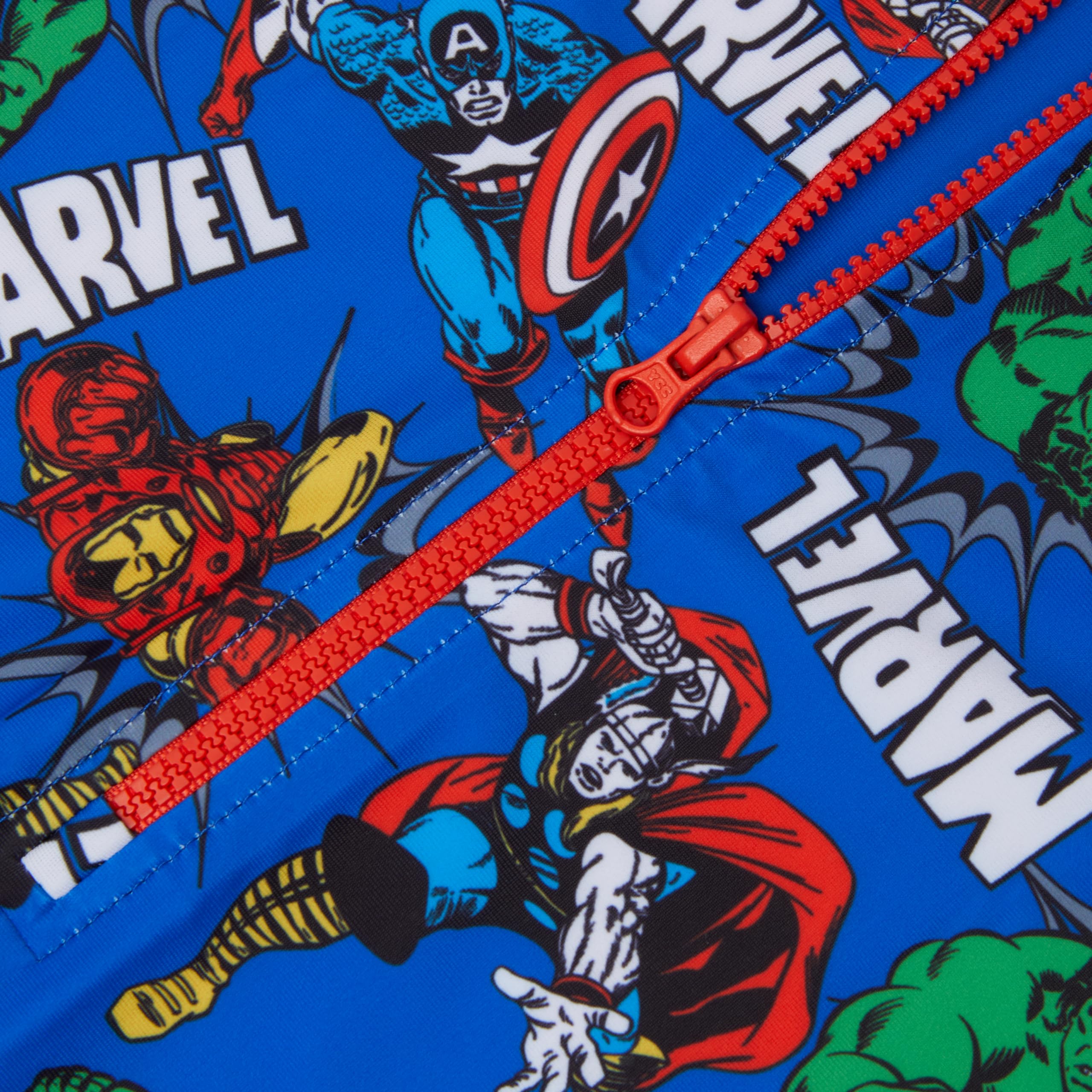 Marvel Traje de baño para niños de los Vengadores - Hulk, Iron Man, Capitán América & Thor