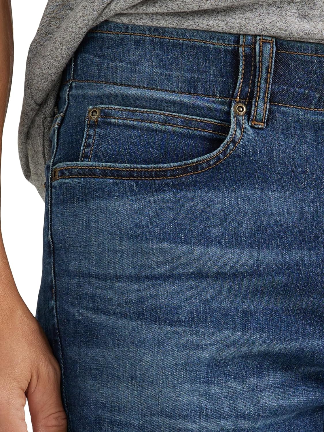 Lee Mens Extreme Motion Five Pocket Denim ShortDenim Shorts - Image 4