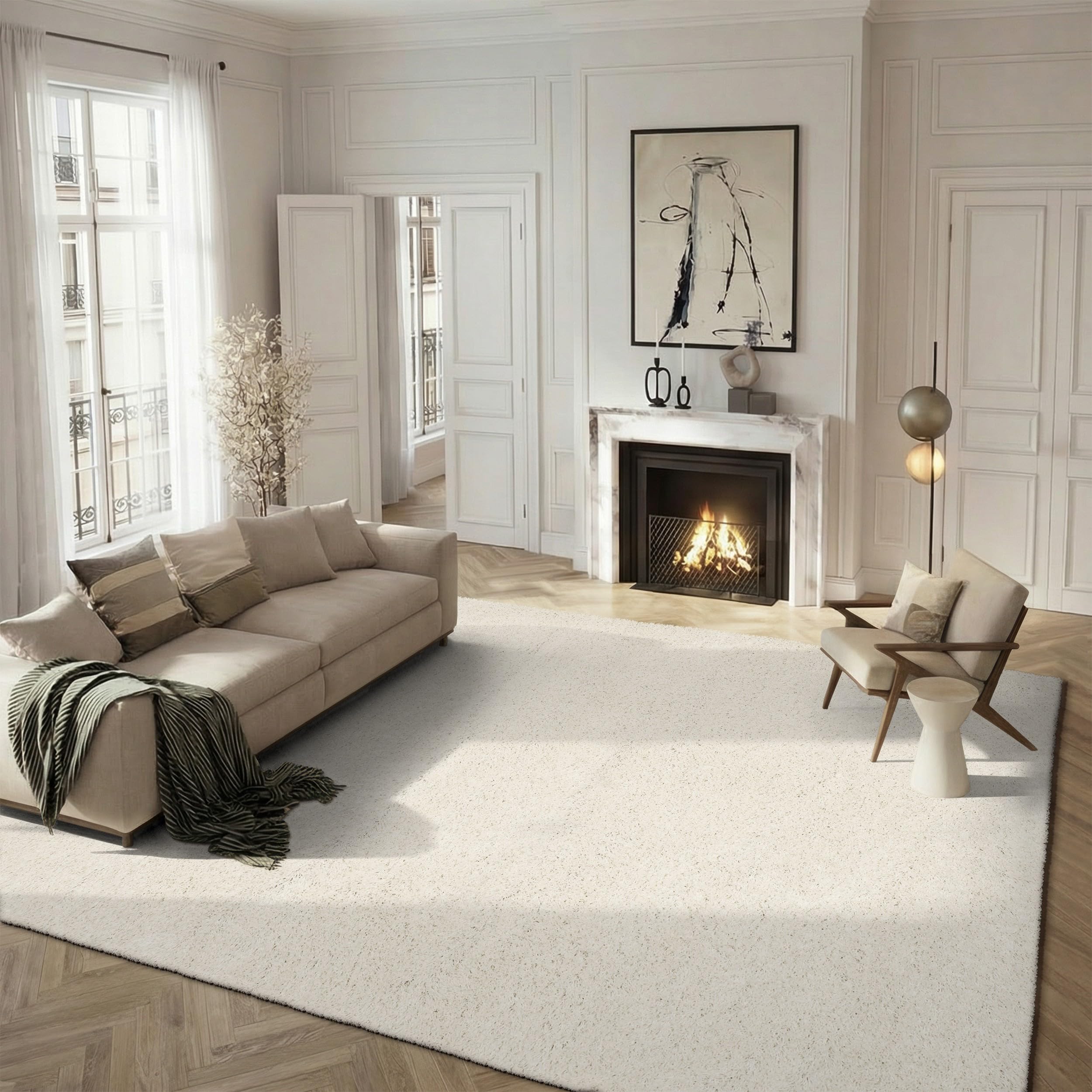 Amazon.com: SAFAVIEH Area Rug 8x10 - Athens Shag Collection