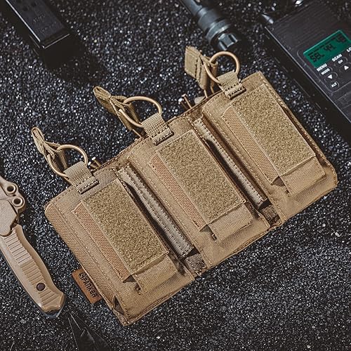 Miniatura 123 de EXCELLENT ELITE SPANKER Funda para rifle elástico Mag M4 M14 M16 AK AR para rifle elástico M4 M14 M16 AK AR para bolsa de pistola Mag Doble-Negro