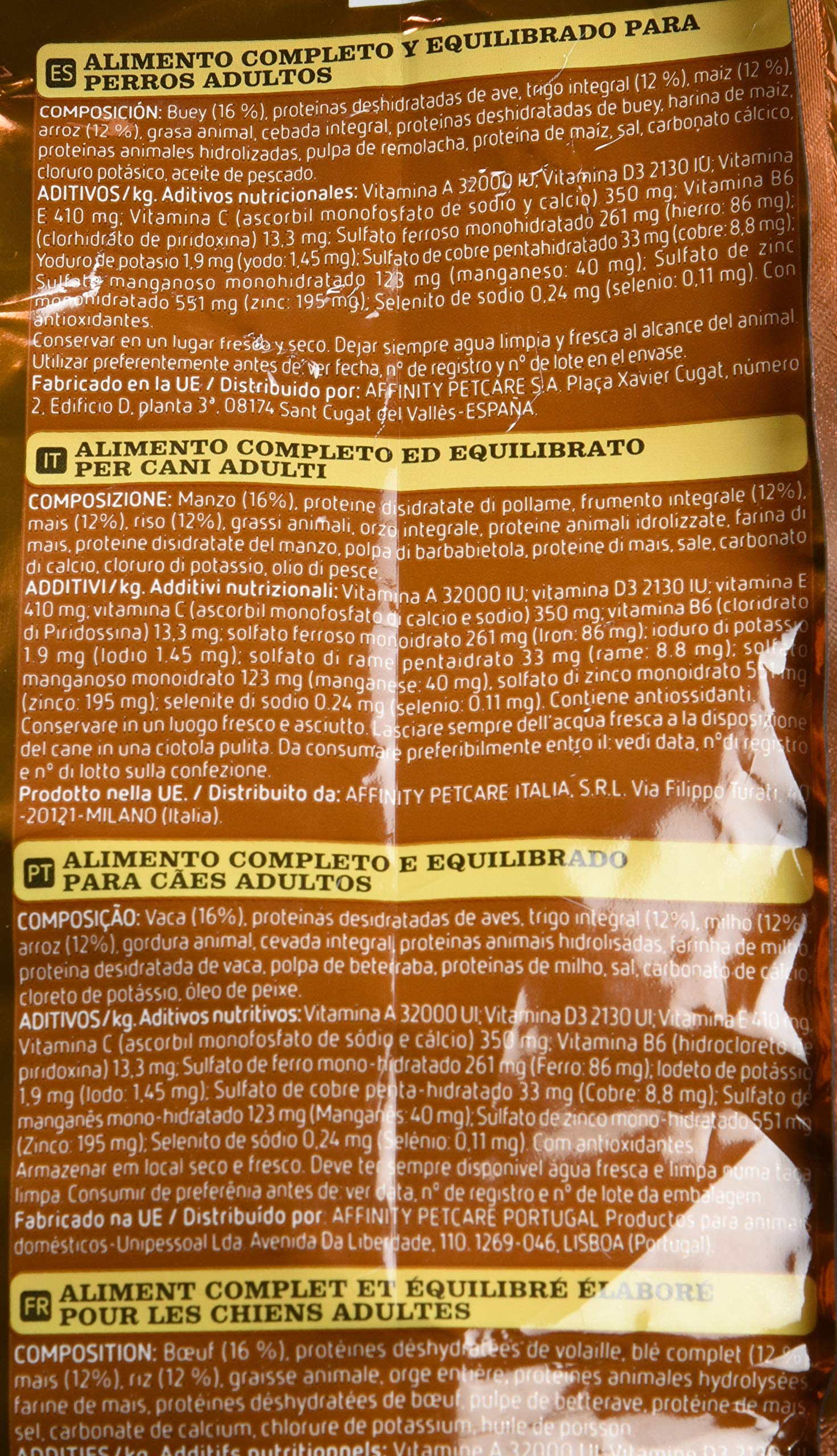 Ultima Medium-Maxi Adult Bœuf, Nourriture sèche pour Chiens, 7,5 kg