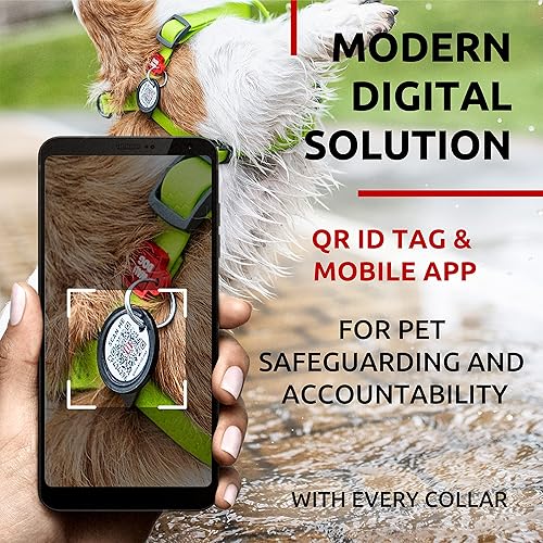 Miniatura 6 de WAUDOG Arnés impermeable ajustable para perros grandes, pequeños y medianos, resistente con cierre de metal duradero y etiqueta QR, para niño y