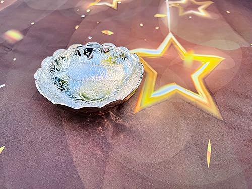 Miniatura 5 de Ayatul Kursi - Azucarero de caligrafía, cuenco para dátiles, frutero, cuenco de acero inoxidable para medicina, cuenco Ayat ul Kursi + caligrafía de