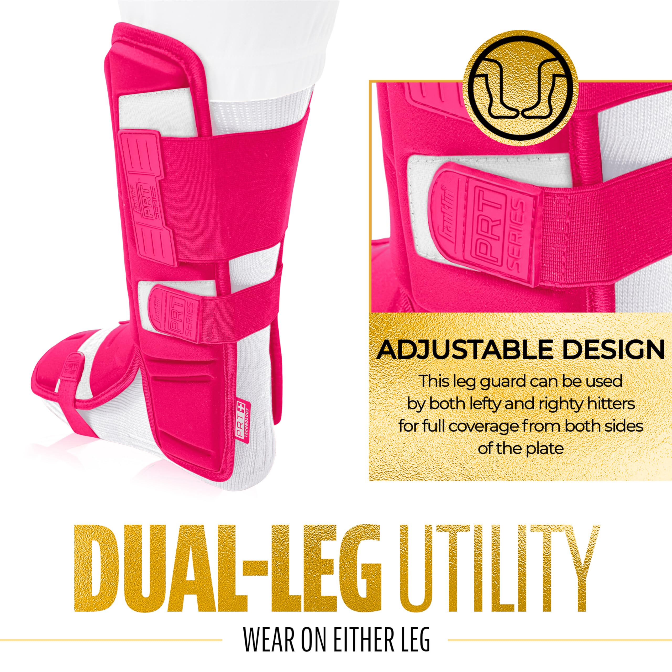 Franklin Sports Baseball + Softball Leg Guard - PRT Series