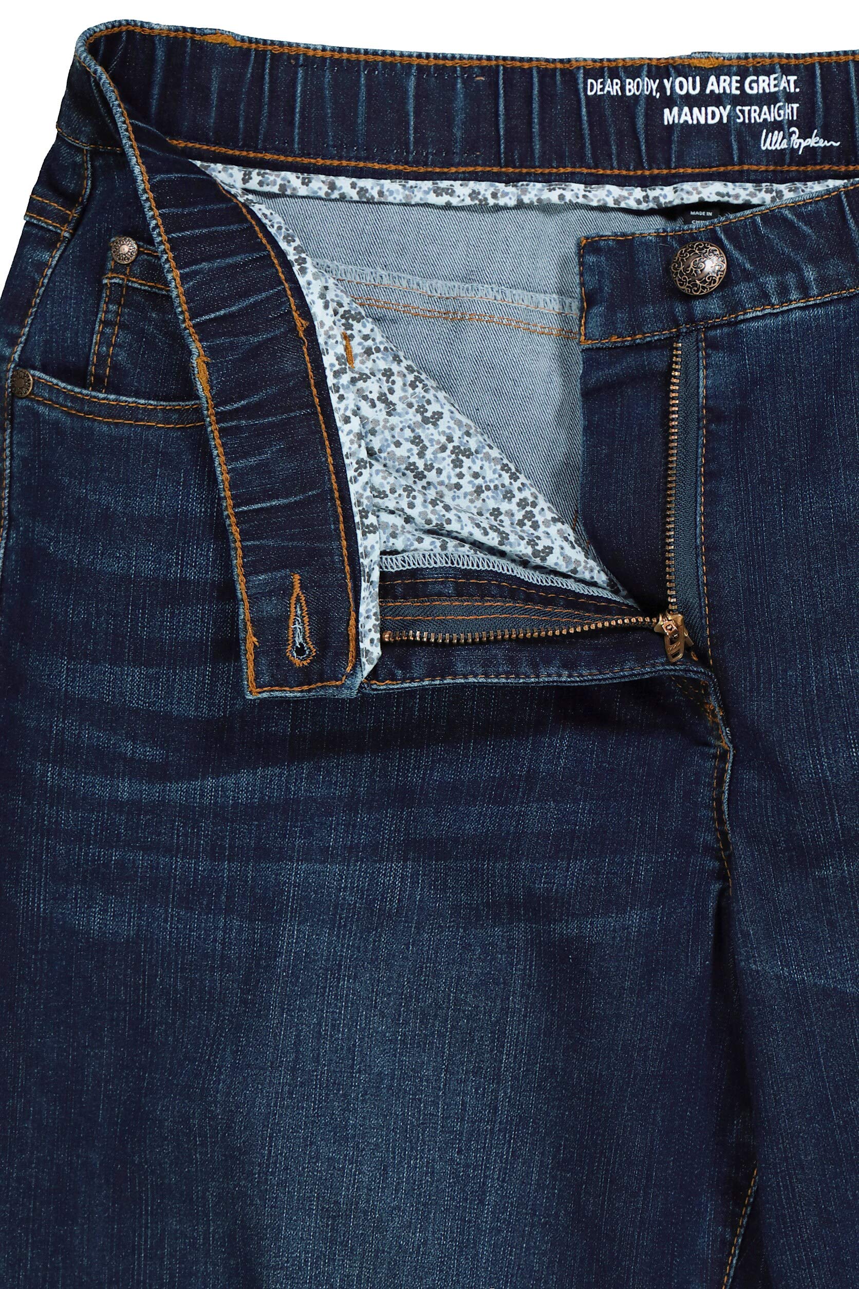 Ulla Popken Jeans Mandy, 5-pocket, Komfortbund, Gerades Bein - Dżins Kobiety