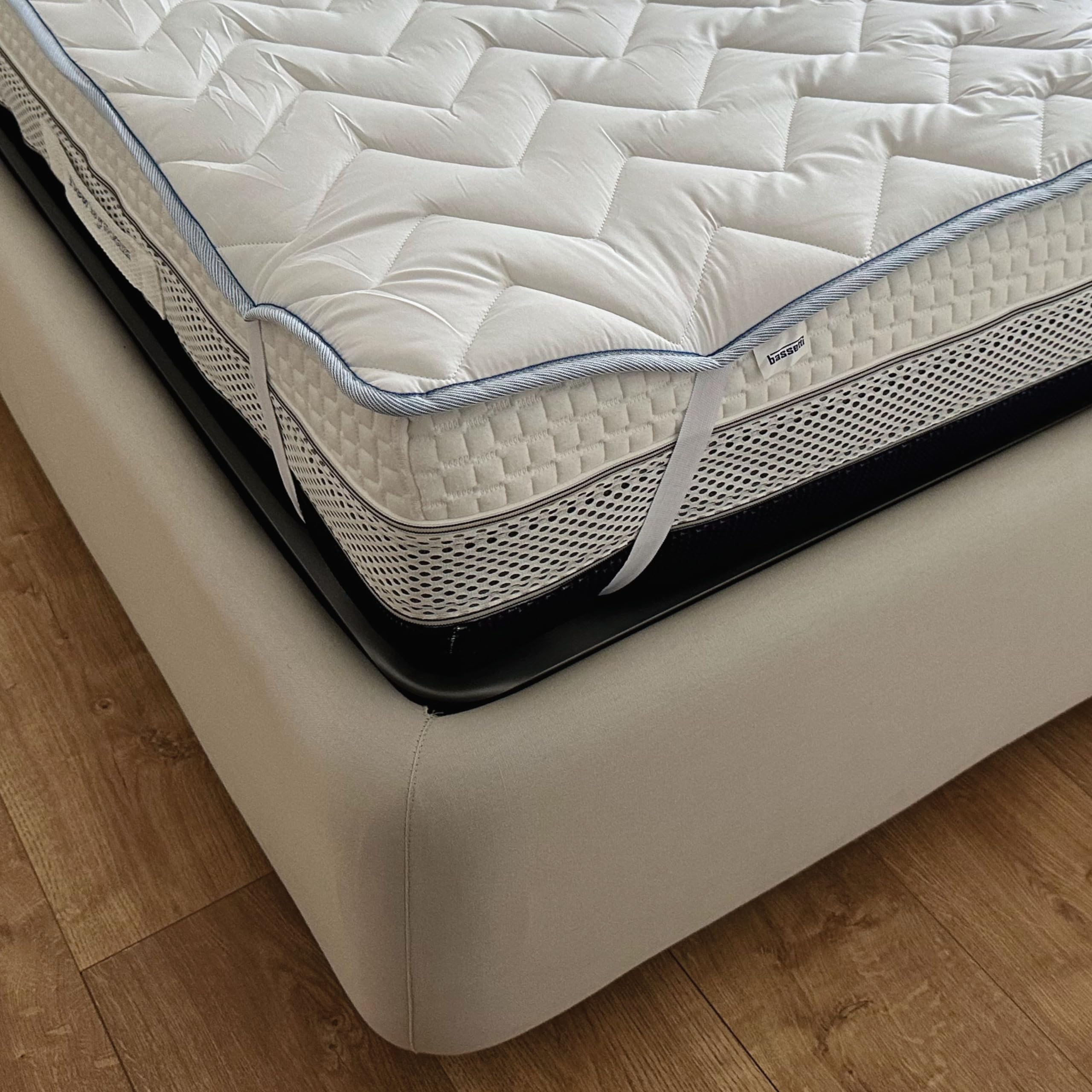 Topper Coprimaterasso Bassetti Microfibra Matrimoniale 160x200