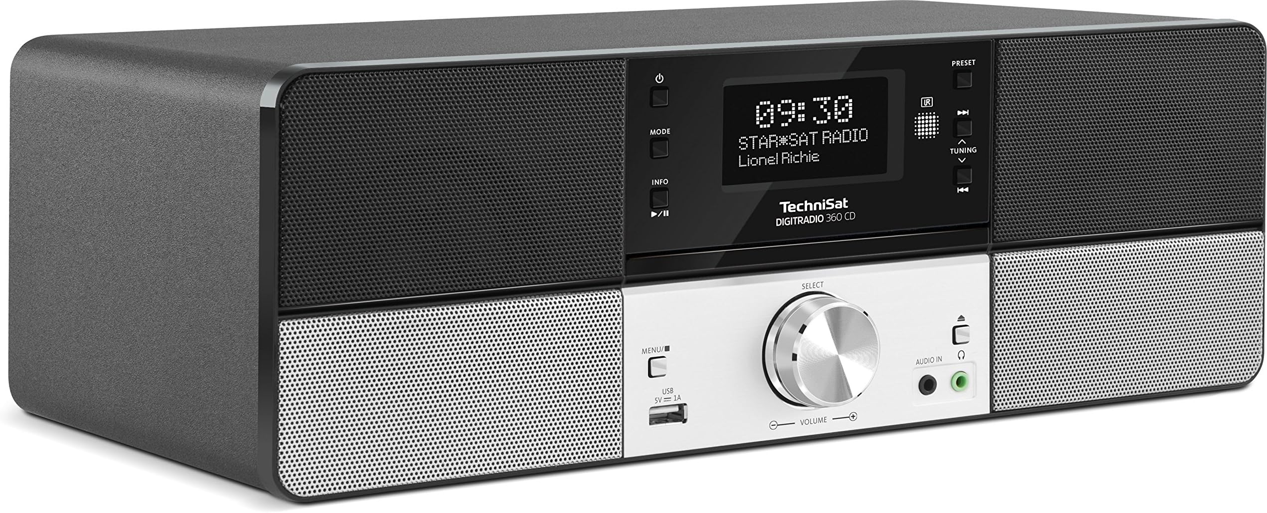 Technisat Digitradio 360 cd – Radio CD (Digital, DAB, DAB +, UKW, AC)