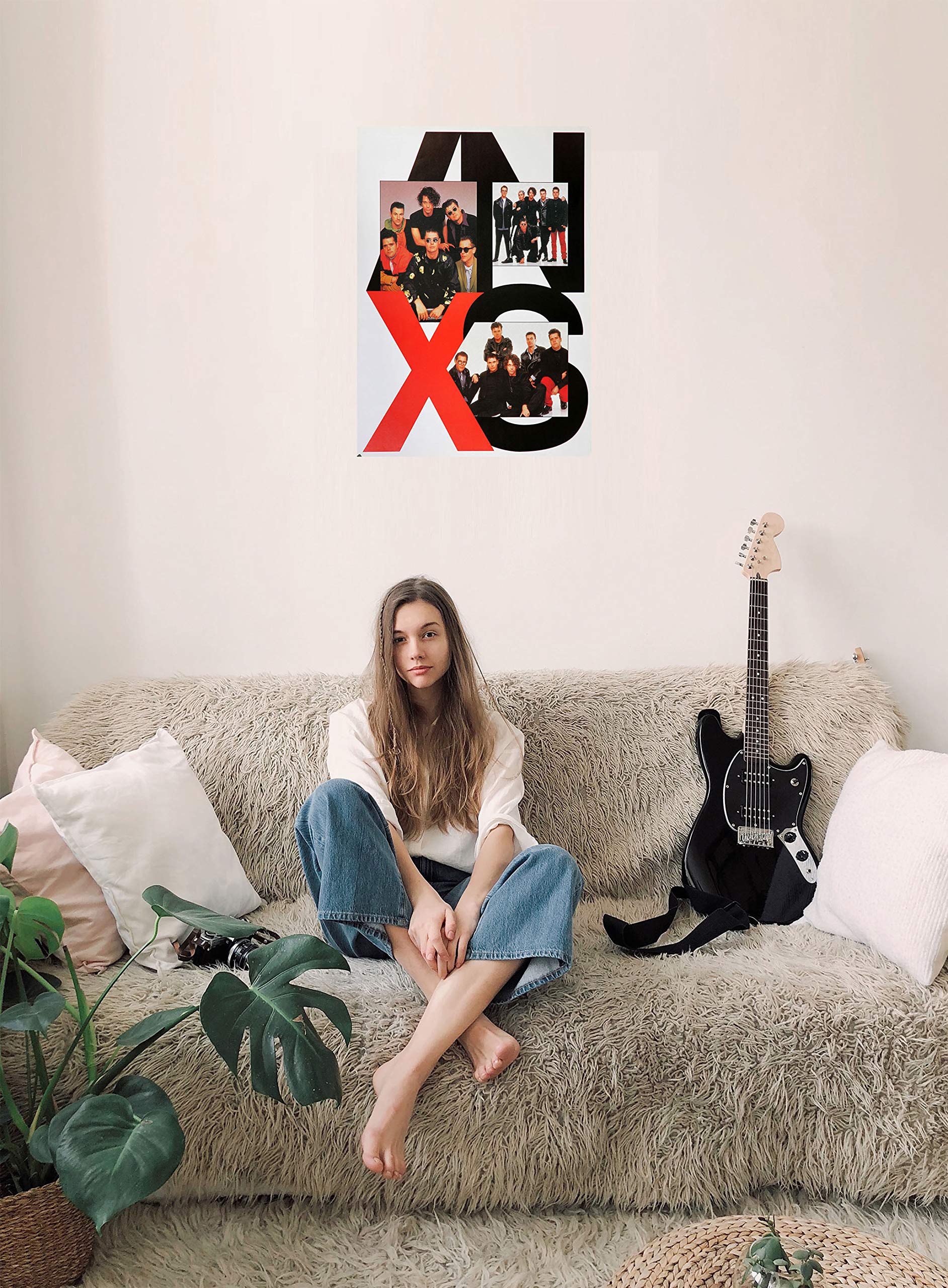 Premium Poster/Plakat | DIN A1 | Wanddeko | Live Konzert Veranstaltung » INXS - Live, 1990 «