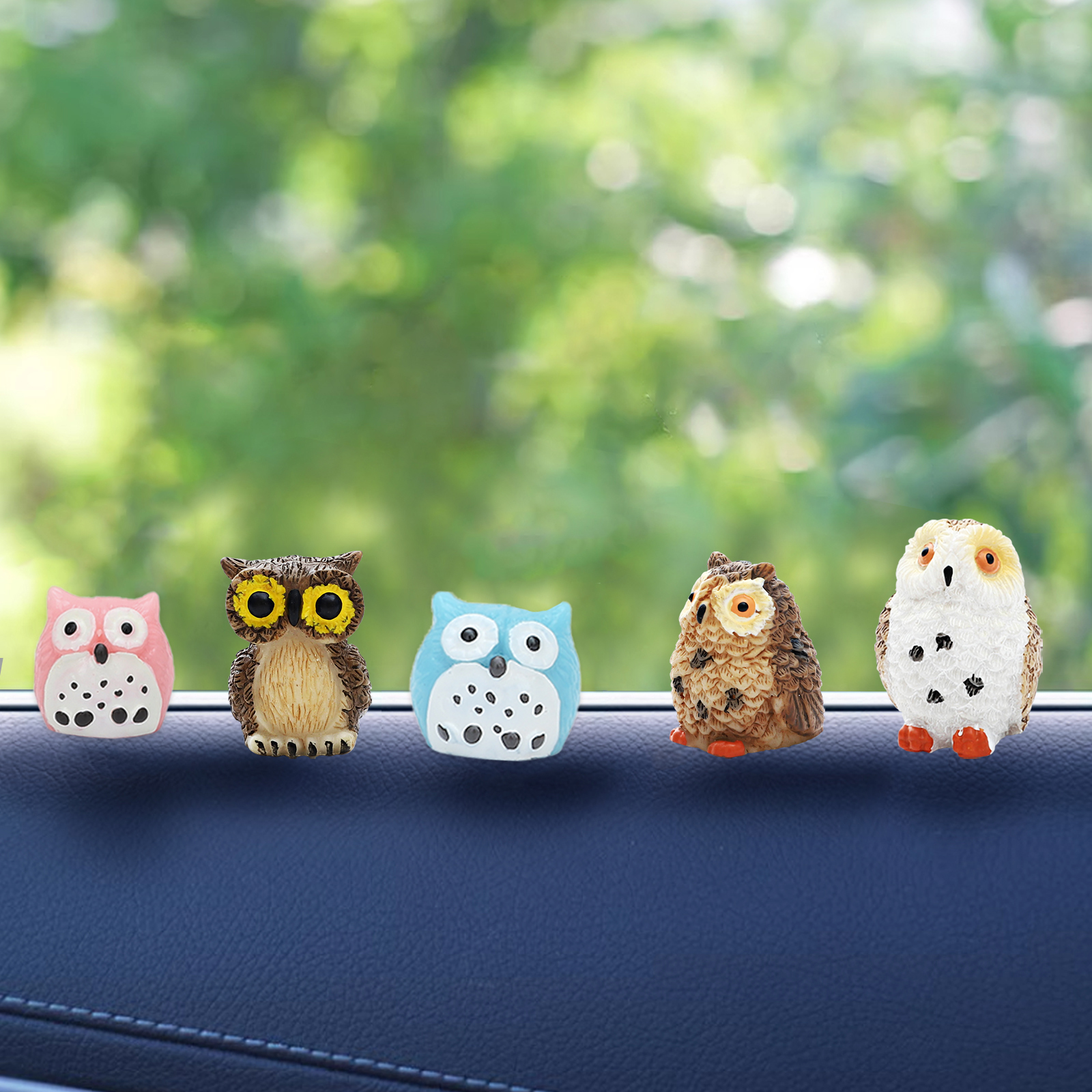 Amazon.com: ONEST 15 Pieces Mini Owl Figurines Playset Hand