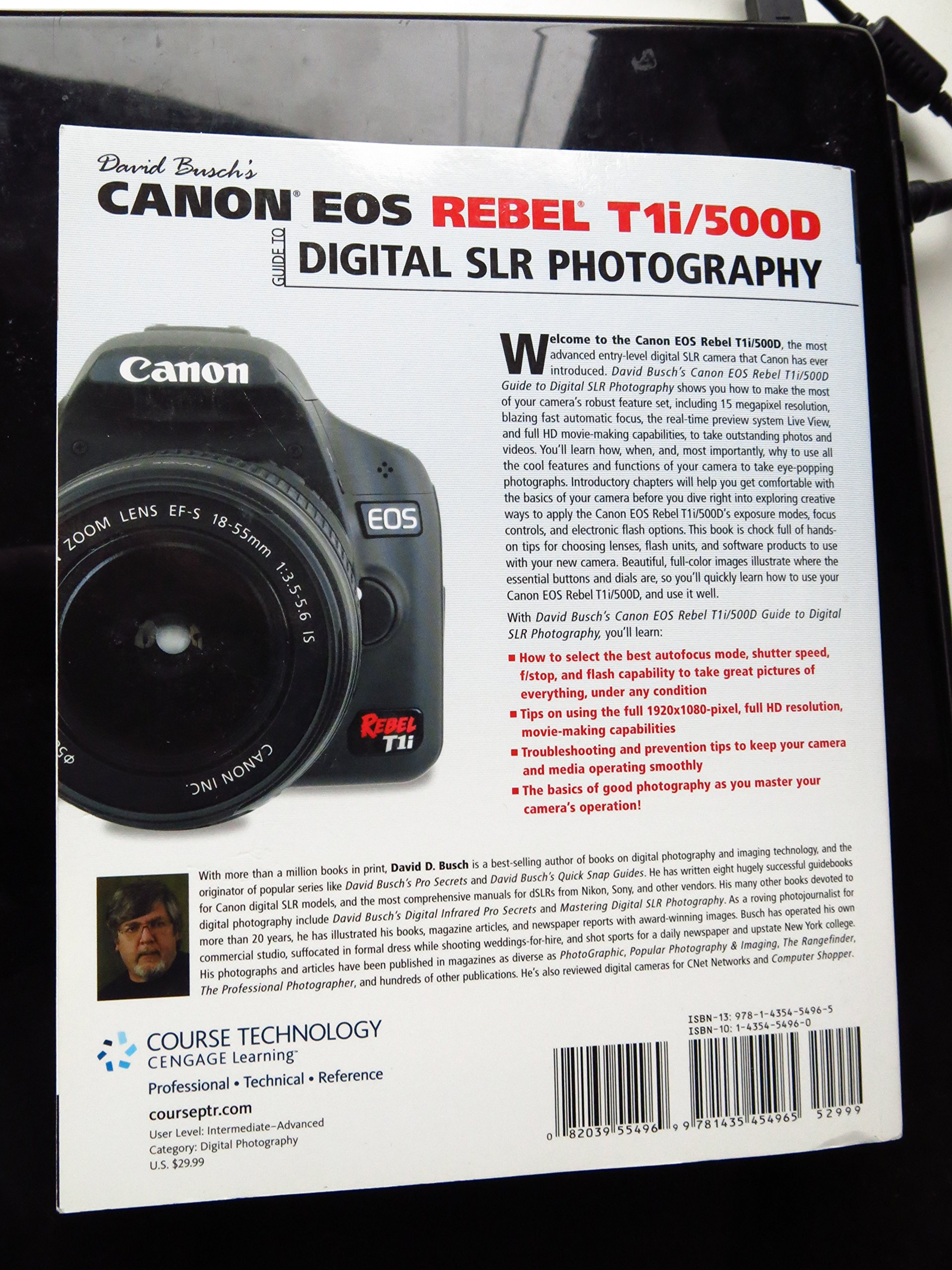 David Busch's Canon Eos Rebel T1i/500d Guide to Digital Slr Photography