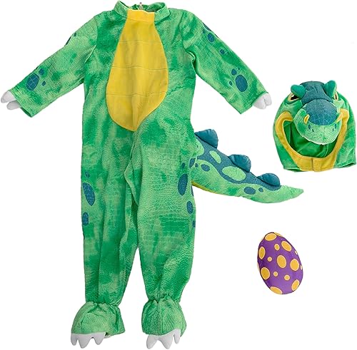 Miniatura 6 de Spooktacular Creations Disfraz unisex de T-Rex verde para Halloween disfraz de truco o trato talla 3T
