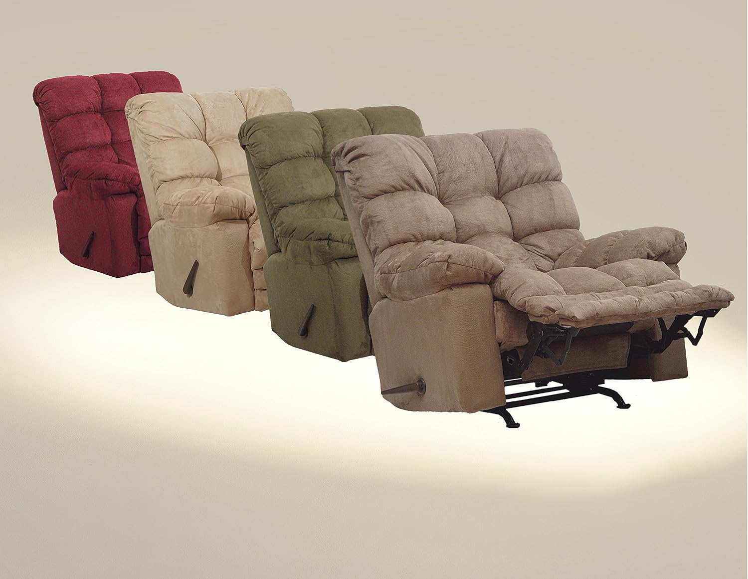 Catnapper Magnum Camo Chaise Rocker Recliner w/Heat & Massage in Infinity