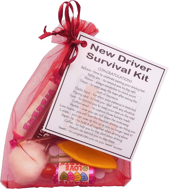 New Driver Survival Kit - Passing Driving Test Present