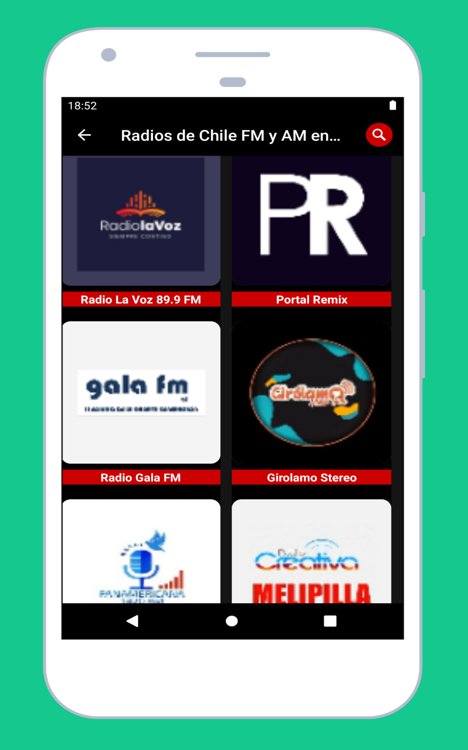 Radio Chile AM & FM Online Listen to for Free on Phone and Tablet