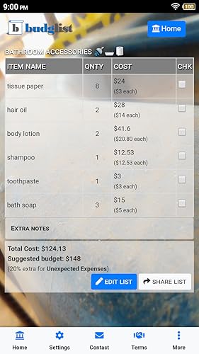 Budglist