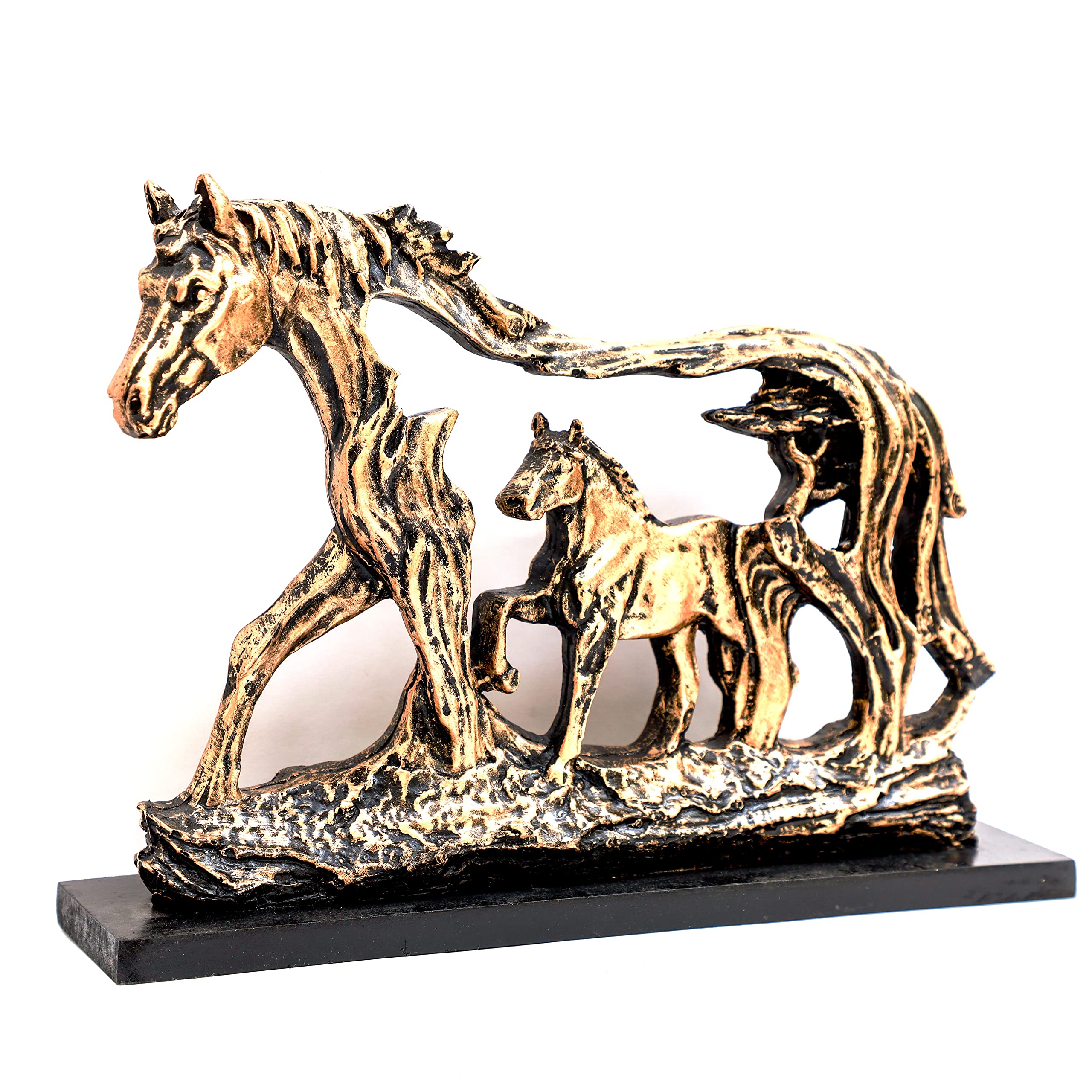 Buy ENRICH® Home Decor Table Top Horse with Baby Horse Statue Handmade