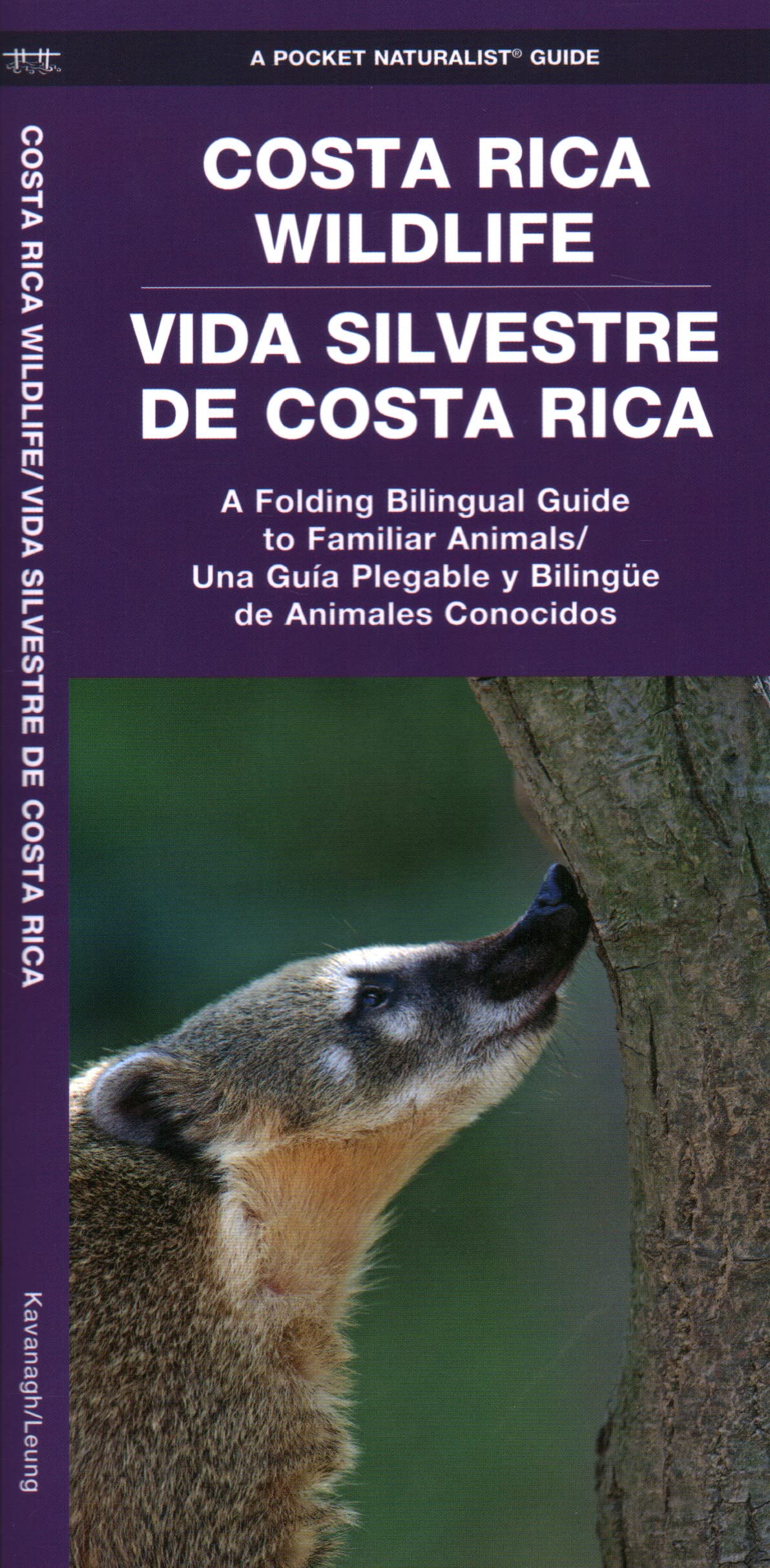 Costa Rica Wildlife / Vida Silvestre de Costa Rica: A Folding Pocket Guide to Familiar Animals / Una G