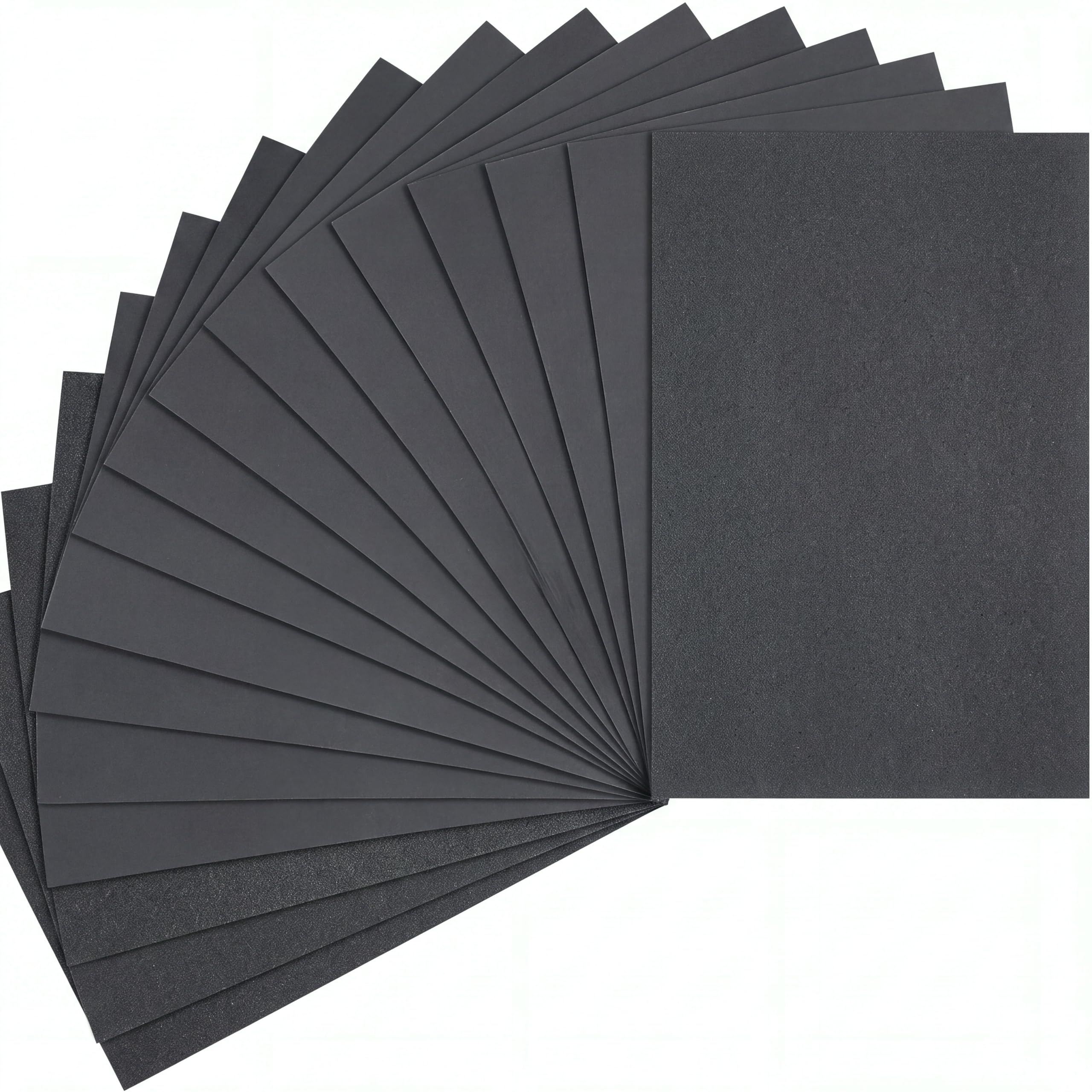 56 Piezas Papeles de Lija Abrasivo Húmedo Seco de Grano Surtido de 60 a 2000 Hojas de Papel de Lija Impermeables de 9 x 11 Pulgadas para Lijado de Metales Pulido Muebles Madera Automotor