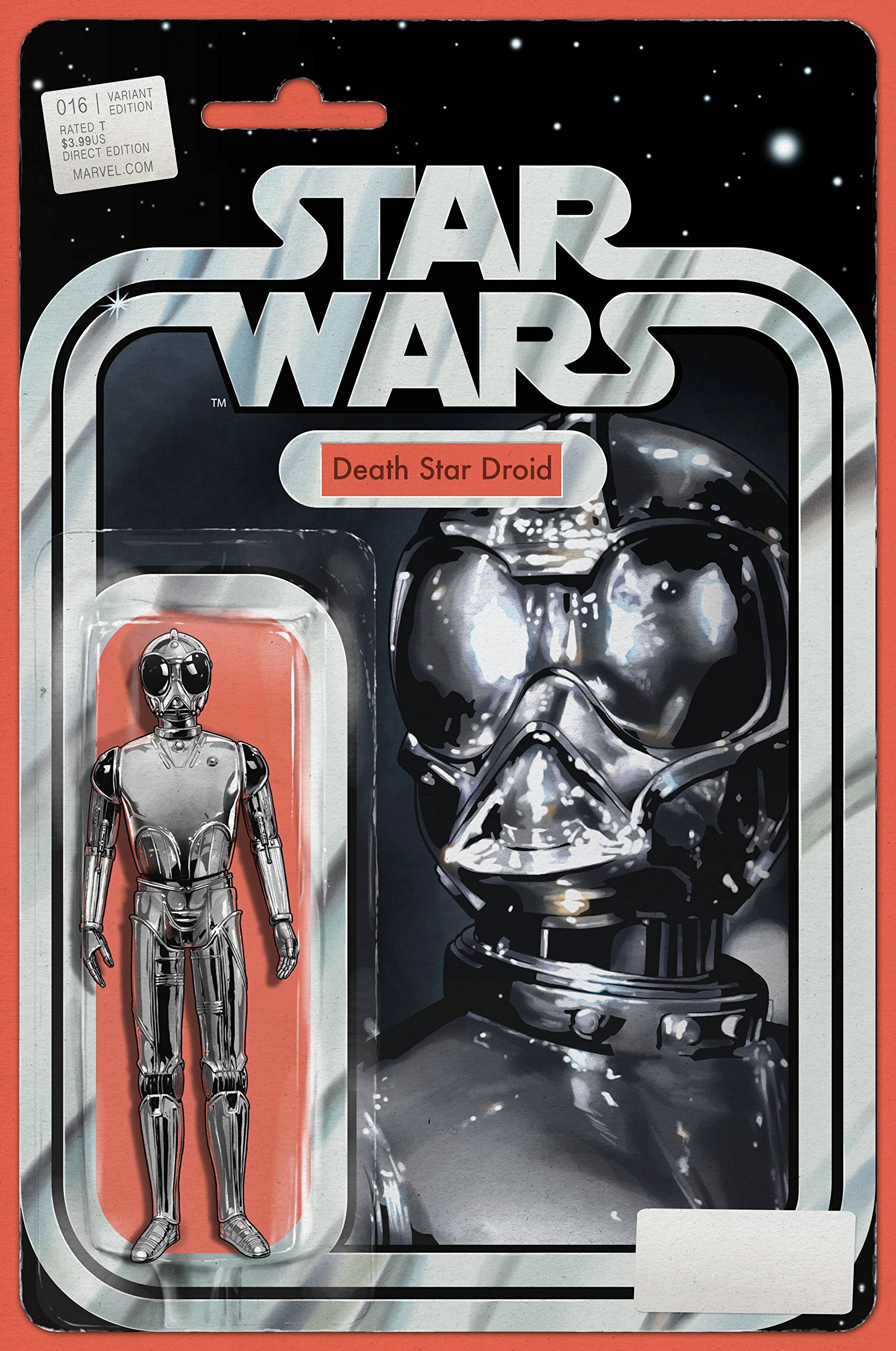 Amazon.com: Star Wars #16 Comic Book Variant with Death Star Droid
