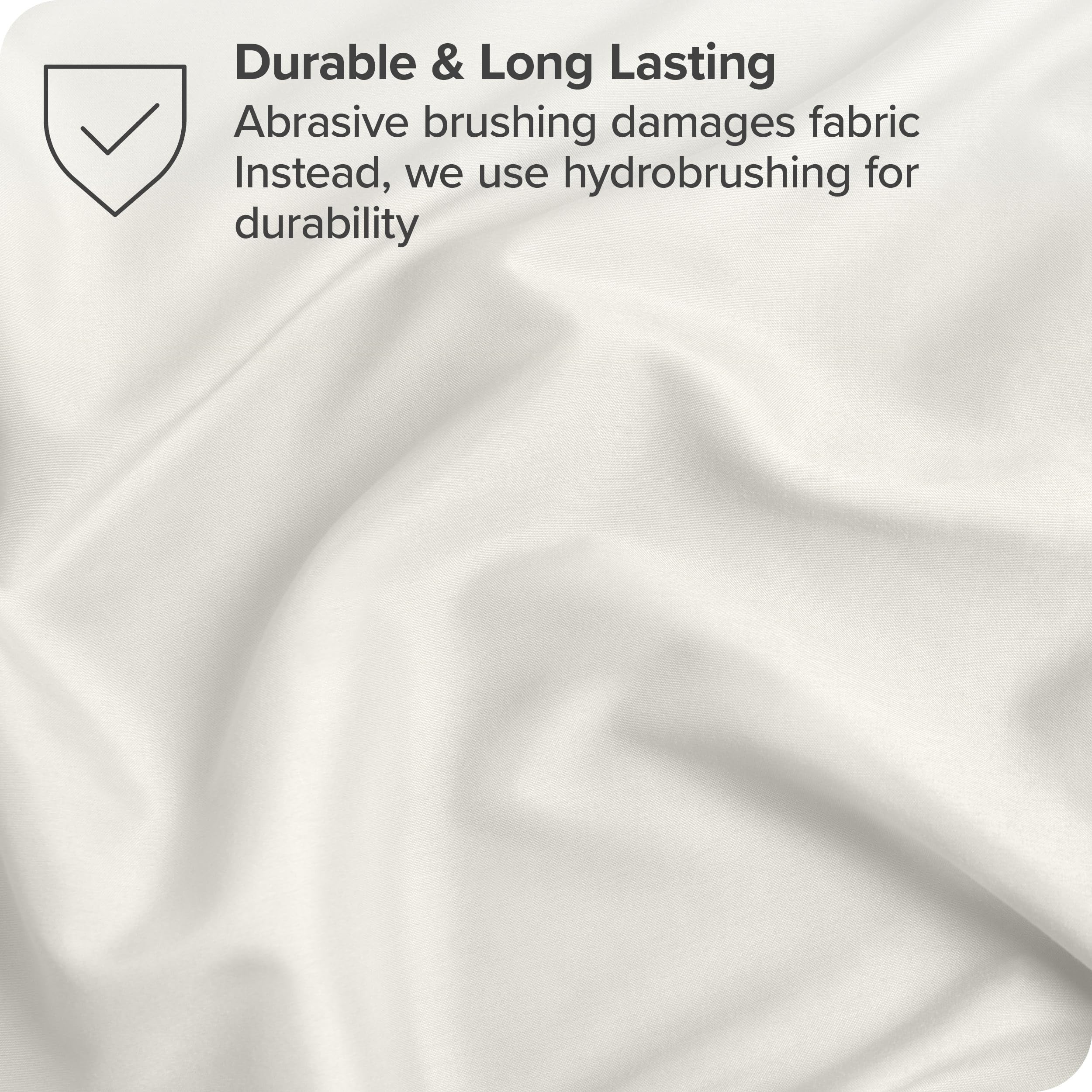 Bare Home Duvet Cover Set Double Size, Premium 1800 Ultra-Soft Duvet Cover Set, Lightweight, Cooling Duvet Cover - Image 2