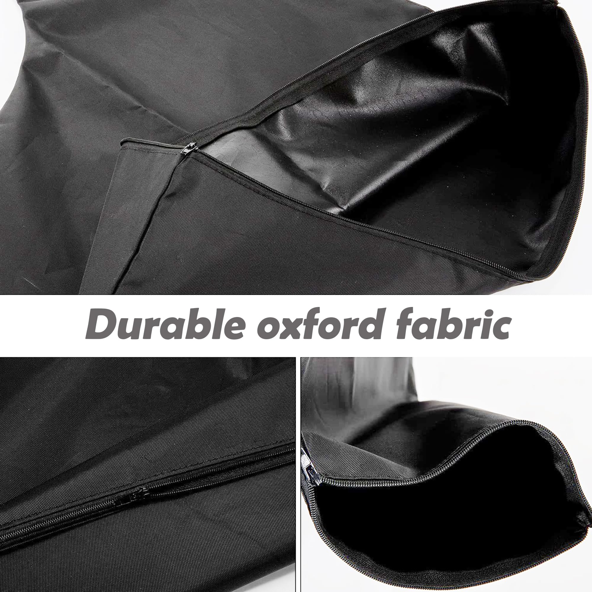 OHYER Sac Pour Aspirateur à Feuilles Sac De Collecte Noir B
