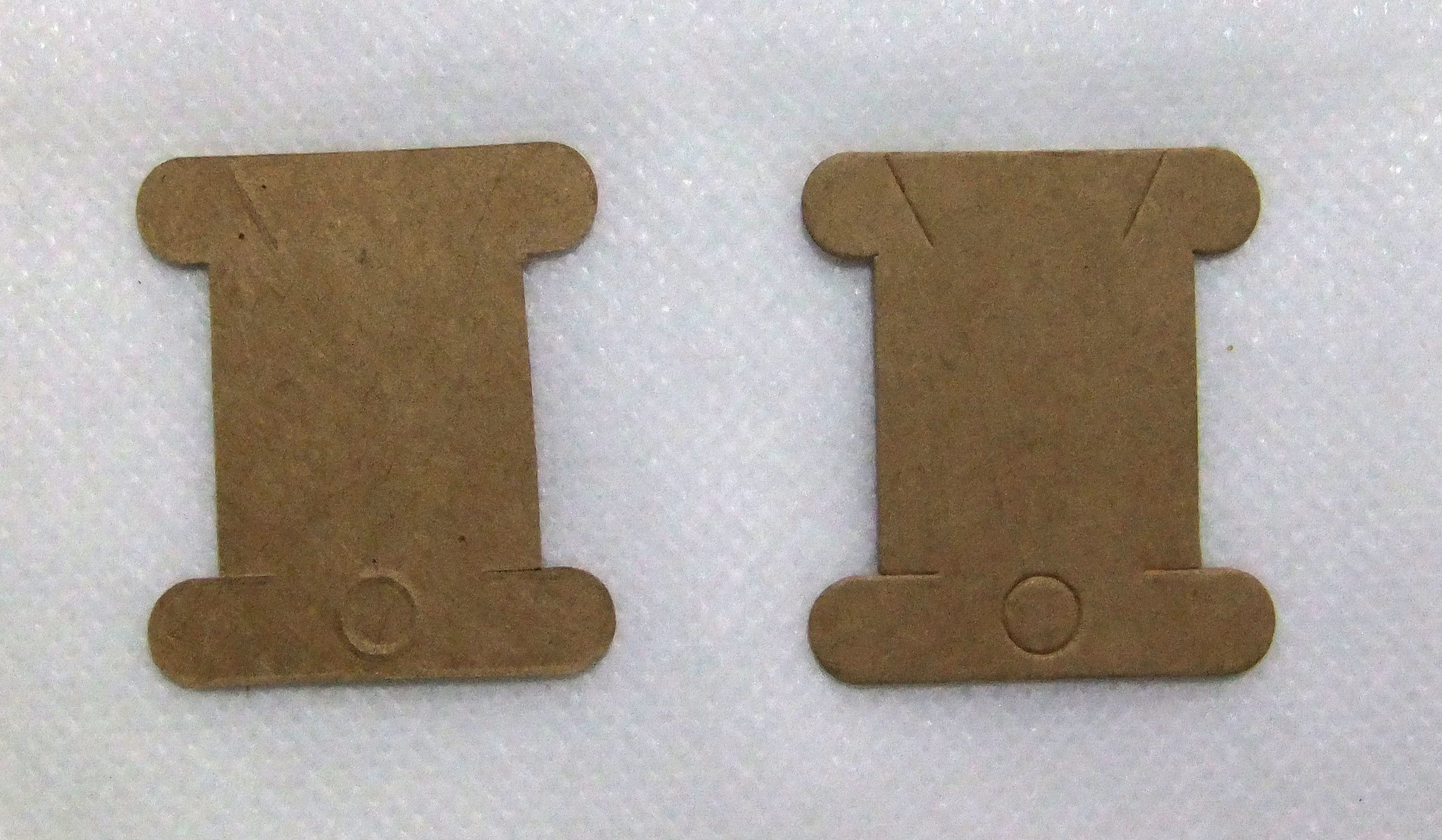 Amazon.co.jp: 糸巻き台紙 100枚セット 無地【クラフト紙】ノー