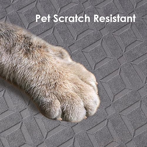 Miniatura 5 de Genina Fundas de cojín para sofá impermeables, fundas elásticas para sofá modular, funda de cojín lavable, antideslizante, con parte inferior