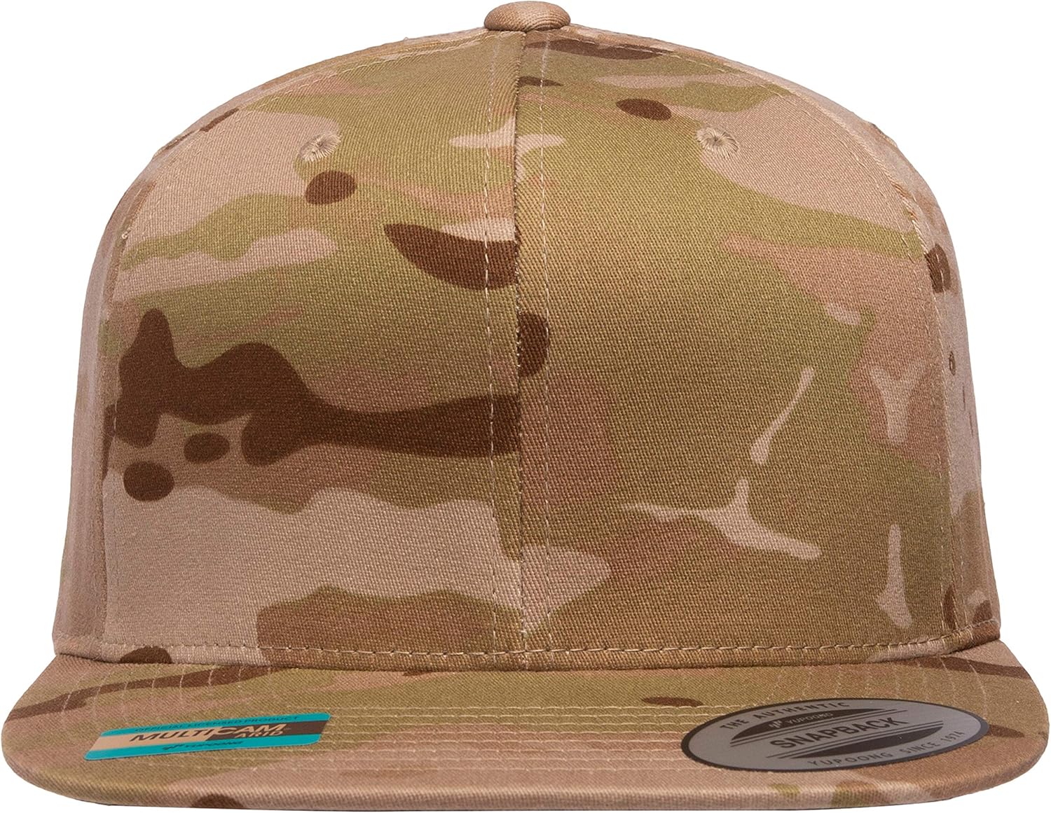 6-Panel Structured Flat Visor Classic Snapback (6089) - Image 2