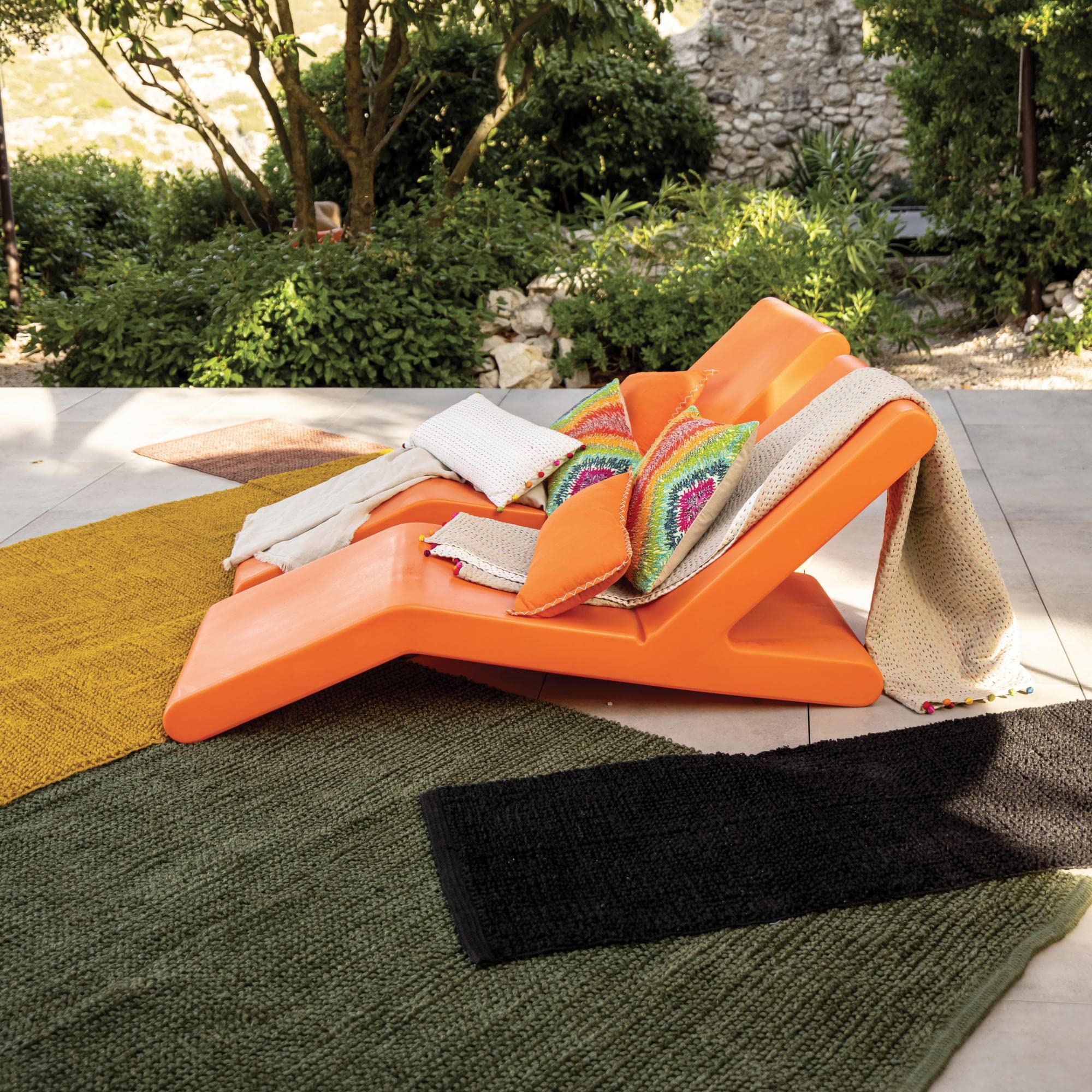 Vivaraise Tapis Elios Moutarde 60 x 200 cm