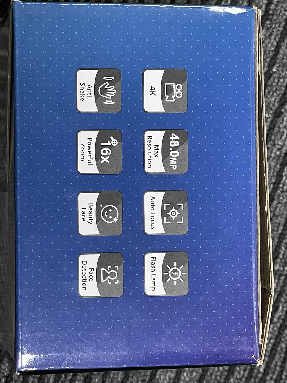 Fotocamera Digitale,Jumobuis 4K 48MP Fotocamera Compatta Ricaricabile Con Scheda di memoria da 32 GB Zoom Digitale 16X,Fotocamera Digitale Per Bambini, Adulti, Principianti