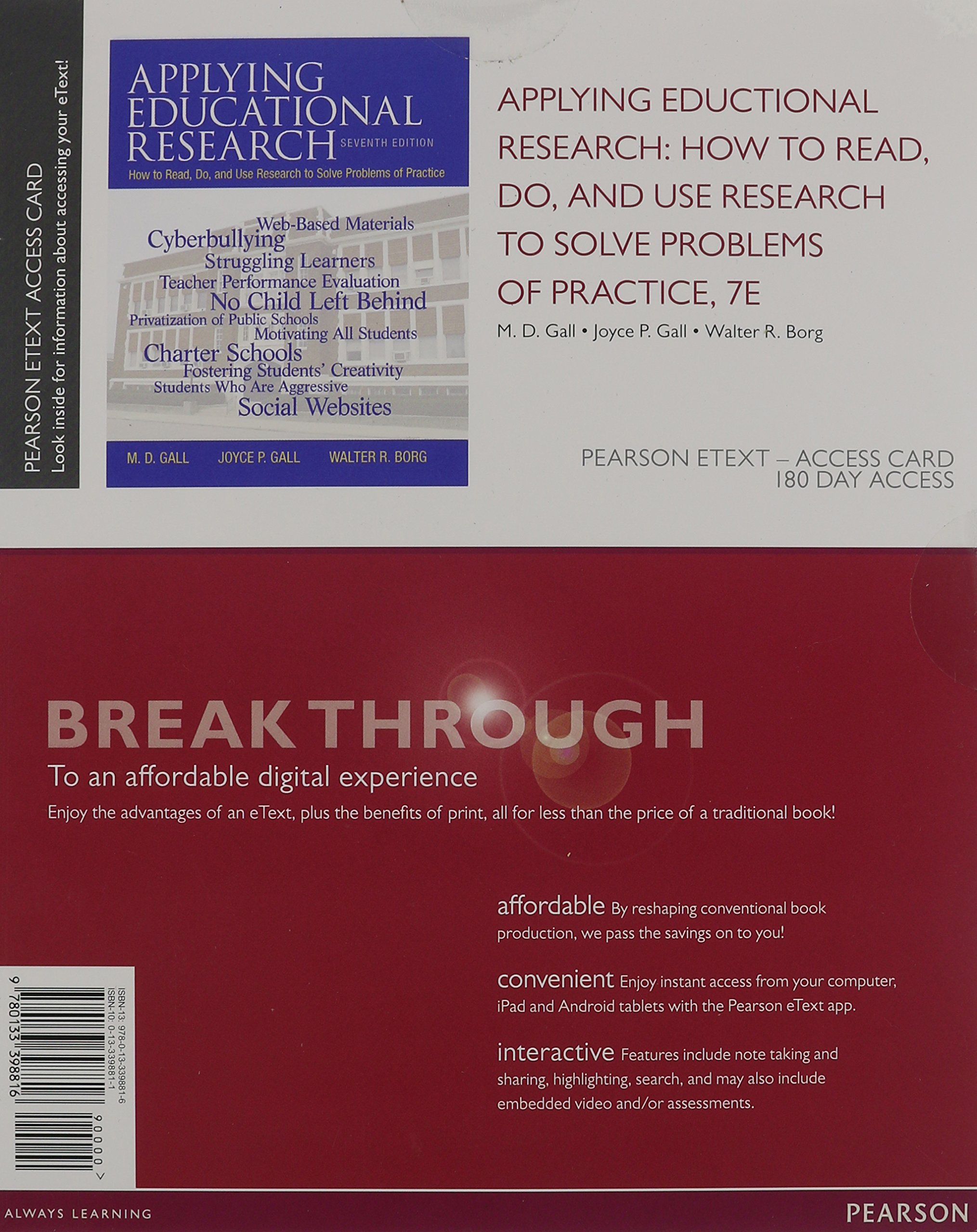 Applying Educational Research: How To Read, Do, and Use Research To ...