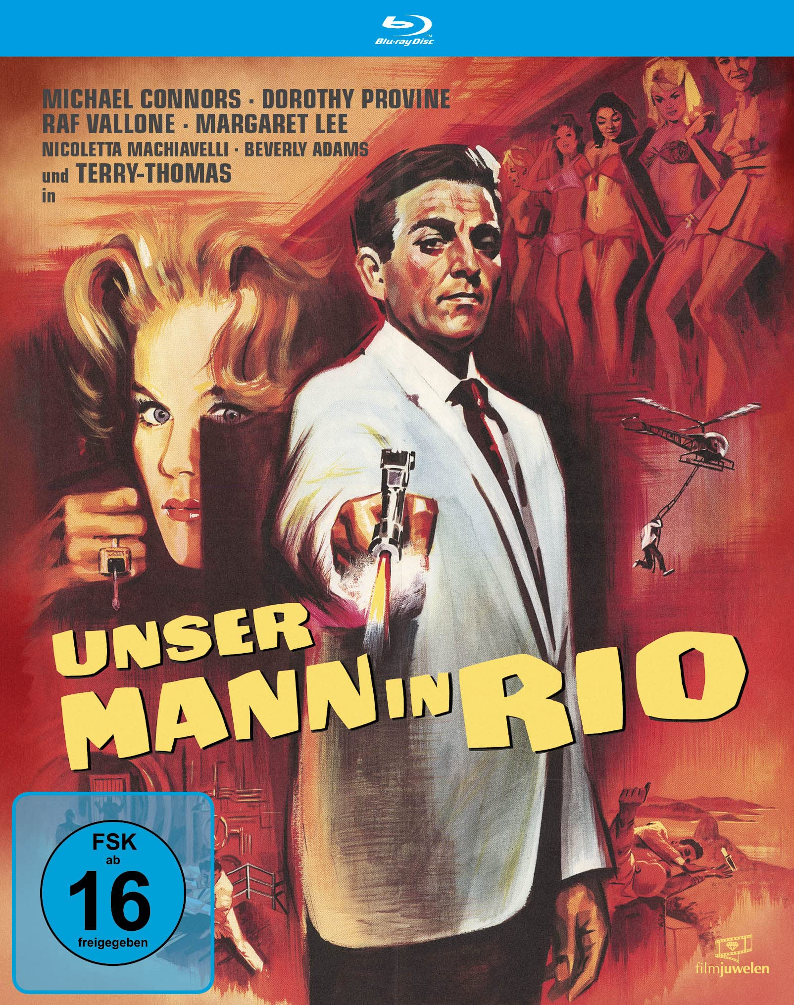 Unser Mann in Rio en edición Blu-ray de la colección Filmjuwelen para cinéfilos clásicos