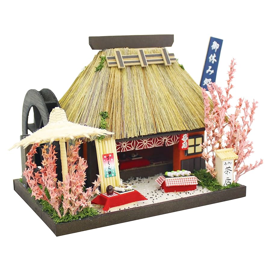 Amazon | ビリー 手作りドールハウスキット 茅葺きハウスキット