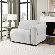 Lexicon Power Reclining Modular Sectional Sofa, Module for Sectional Couch, Power Right Side Wall Hugger Reclining Chair with Power Headrest, Charging Ports, Chenille Cloud