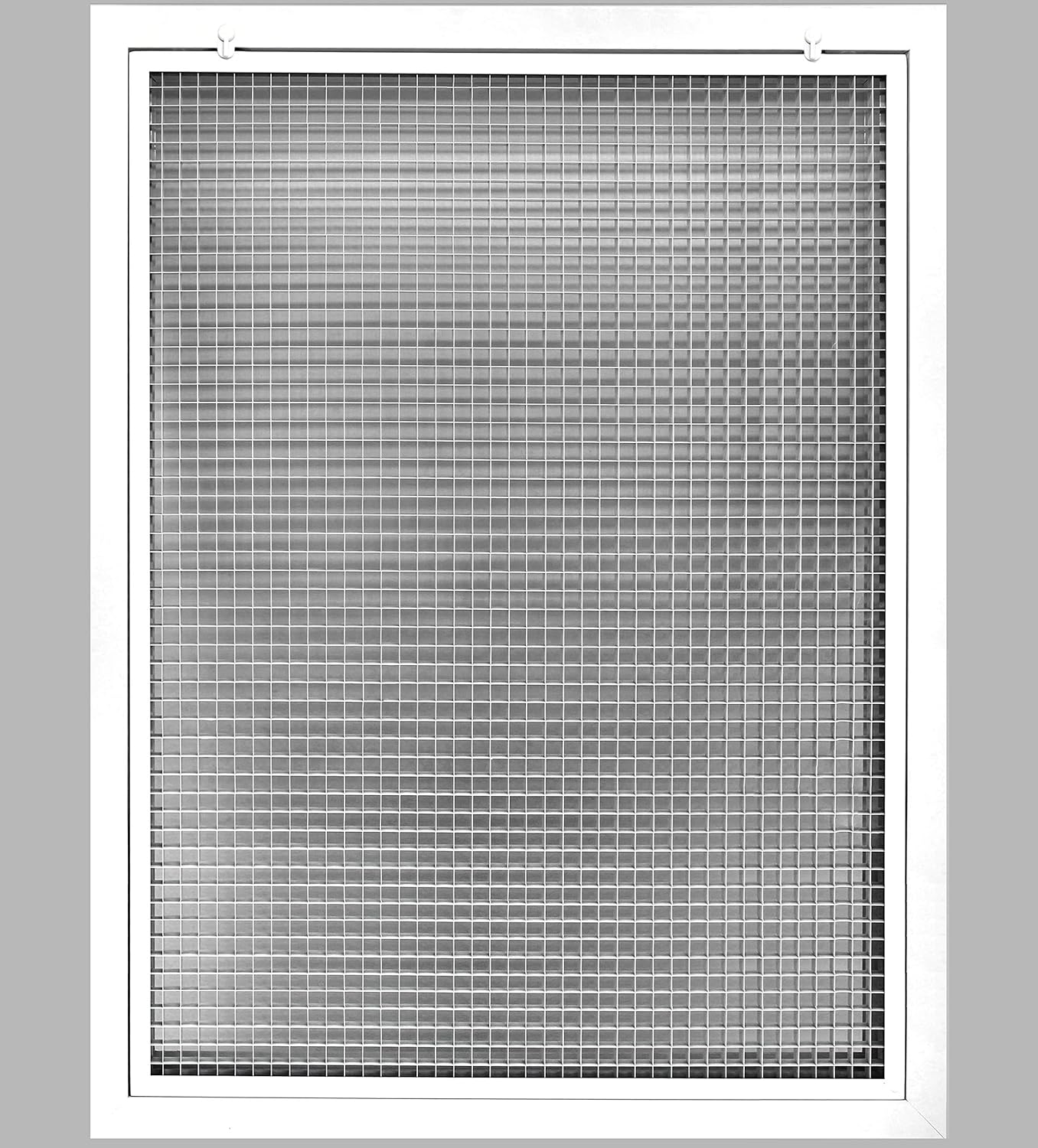 HVAC Premium 36" x 24" Cube Core Eggcrate Return Air Filter Grille for 1" Filter - Aluminum - White [Outer Dimensions: 38.5" x 26.5] 36 x 24