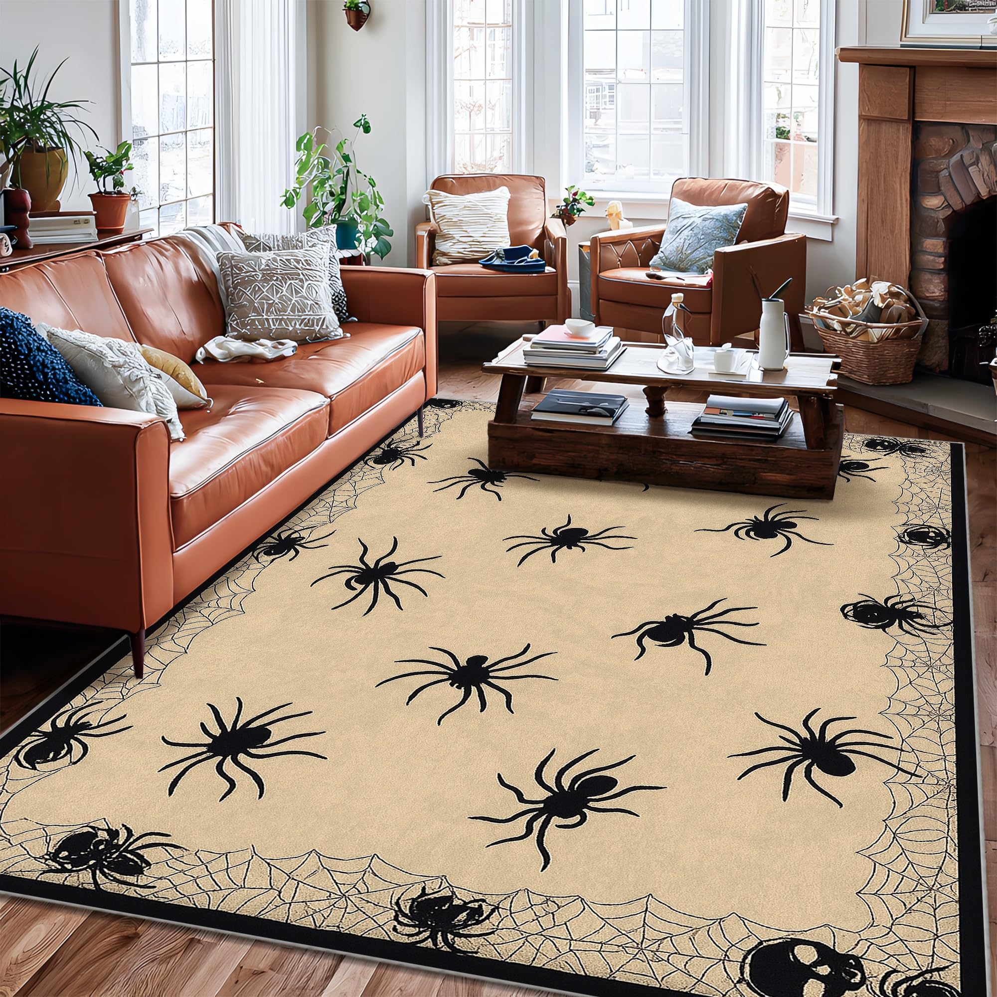 Tapis d'Halloween antidérapant fini les glissades et les taches