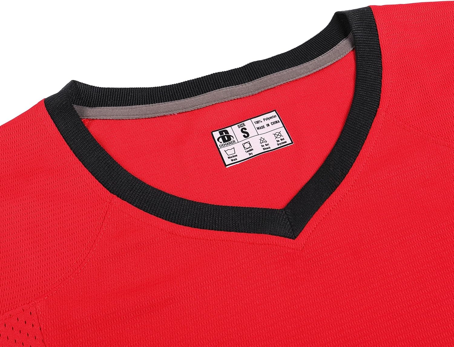 DEHANER Blank Football Jerseys for Men Unisex Workout Fitness Shirts Sports Uniform Casual Outfits - Image 4