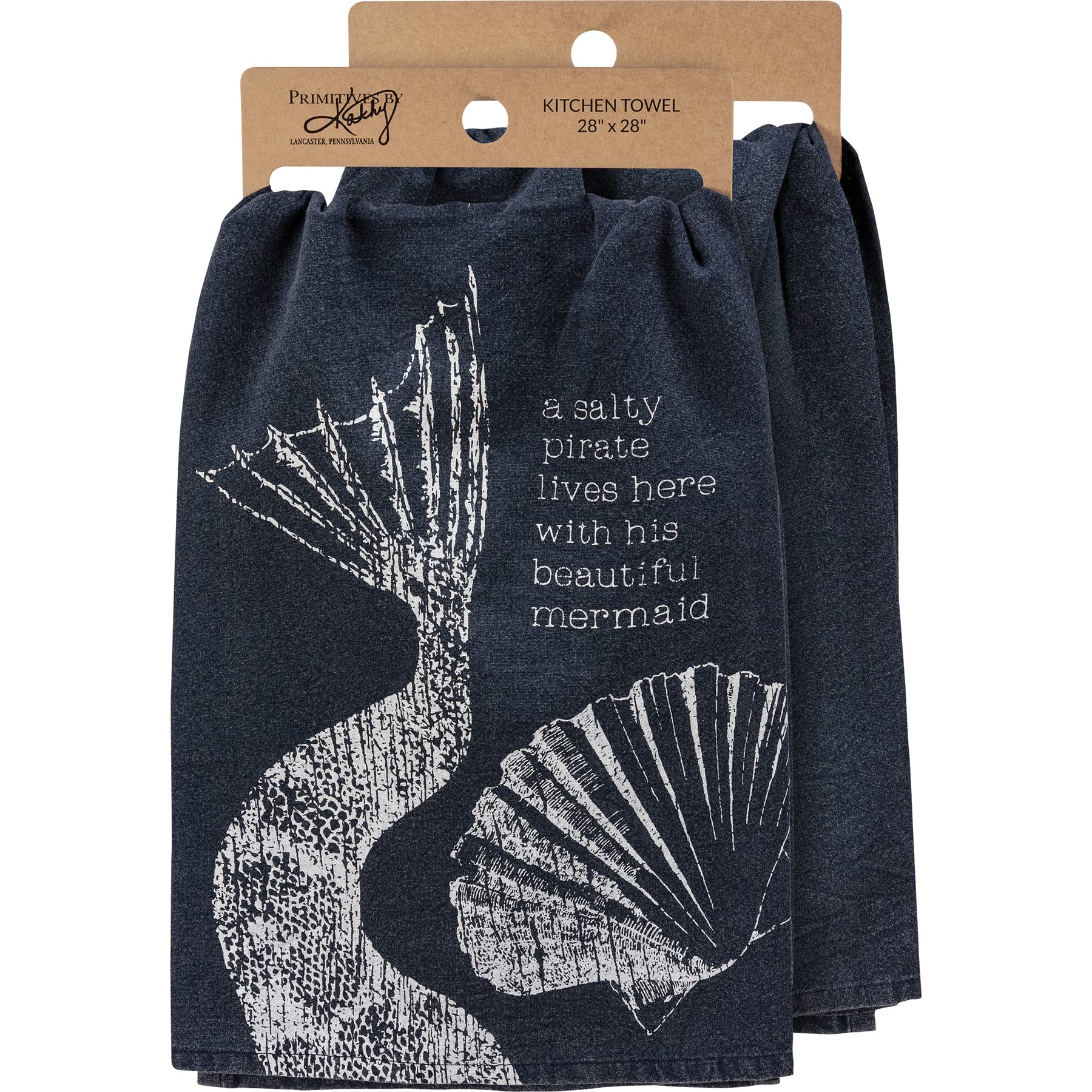 Kitchen Towel - A Salty Pirate Lives Here