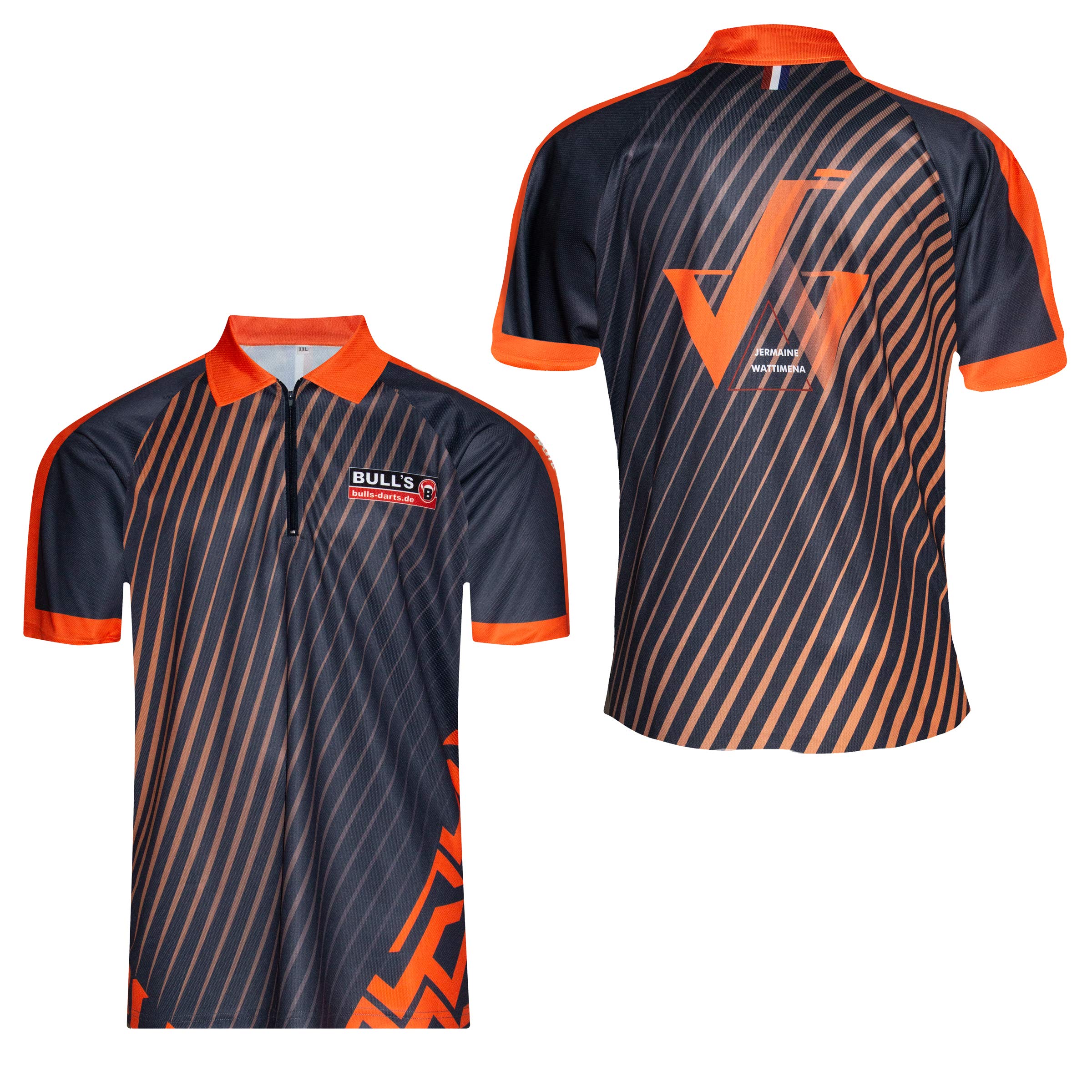 Bull's Jermaine Wattimena Replica, Dart Shirt, Orange, S