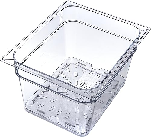 Miniatura 6 de Carlisle FoodService Products 1023507 StorPlus Estante de drenaje de policarbonato de tamaño medio, transparente (paquete de 2)