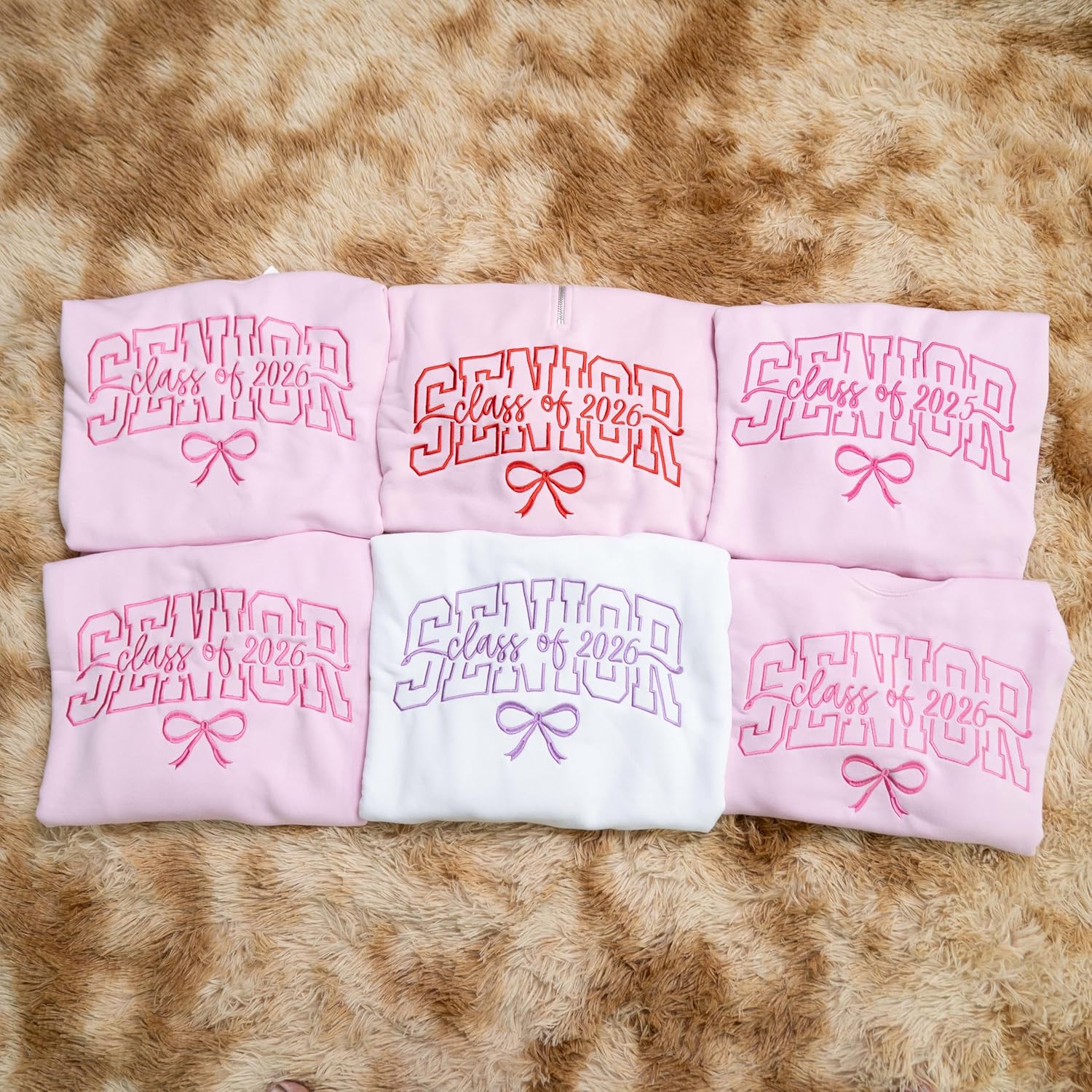 NAZENTI Personalized Embroidered Senior Sweatshirt Class of 2026, Custom Graduation Hoodie, School Shirt for Her or Him - Image 4