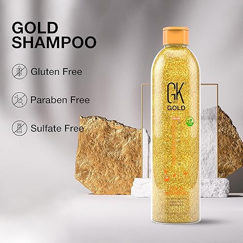 Miniatura 9 de GK HAIR Global Keratin Clarifying Shampoo 34fl oz34 fl oz para la limpieza profunda del cabello elimina las impurezas pH Pre-tratamiento con Aloe
