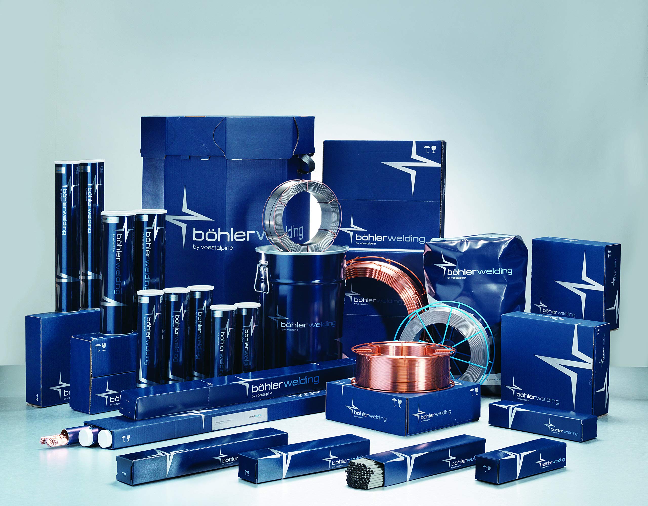 Thyssen 1000115505 Phoenix - Electrodo de soldadura para acero de baja tensión (3,2 x 350 mm, 5,0 kg), color azul