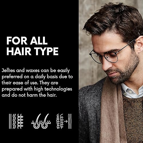 Miniatura 3 de Morfose Cera de barbero (5.30 onzas (paquete de 1), sujeción mate, cera de peinado prémium para hombres, brillo natural, fácil aplicación, ideal