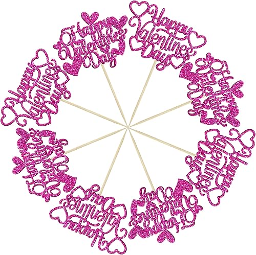 Vista 174 de 36 piezas de decoración de cupcakes para el día de San Valentín, dulce amor, San Valentín, para el día de San Valentín, fiesta de cumpleaños