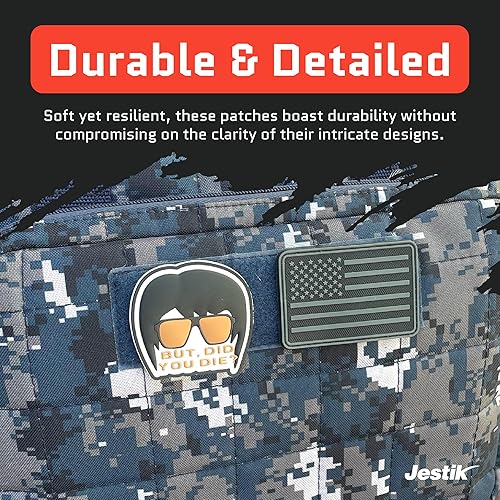 Miniatura 292 de Don't Be A Salty Creative Humor - Parche táctico militar para moral, divertidos parches tácticos, cierre de gancho y bucle de goma de PVC, parches