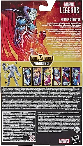 Miniatura 3 de Marvel Classic Hasbro Legends Series - Figura de acción coleccionable de Mister Sinister de 6 pulgadas (colección X-Men/X-Force), con parte de